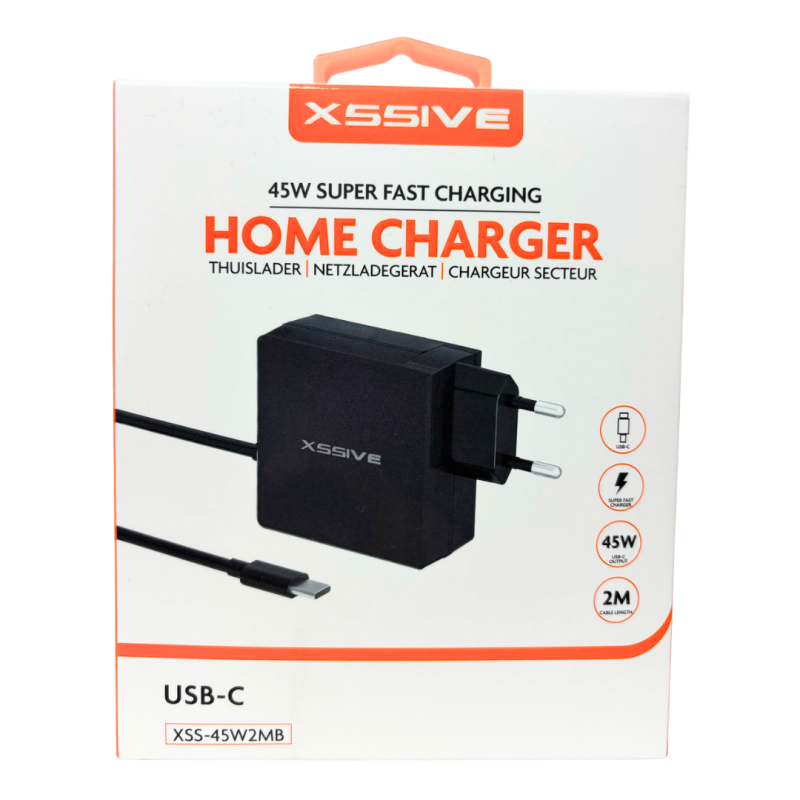 Chargeur Ordinateur USB-C 45W XSSIVE XSS-45W2MB Chargeur Ordinateur USB-C 45W XSSIVE XSS-45W2MB