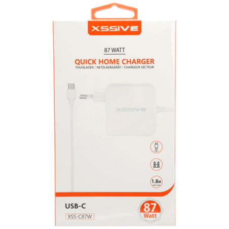 Chargeur Ordinateur USB-C 87W XSSIVE XSS-C87W | Smarty Paris
