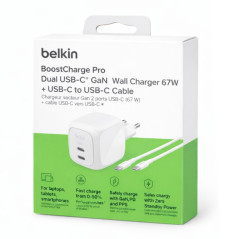 Belkin chargeur 2 ports 67 W câble 2 m