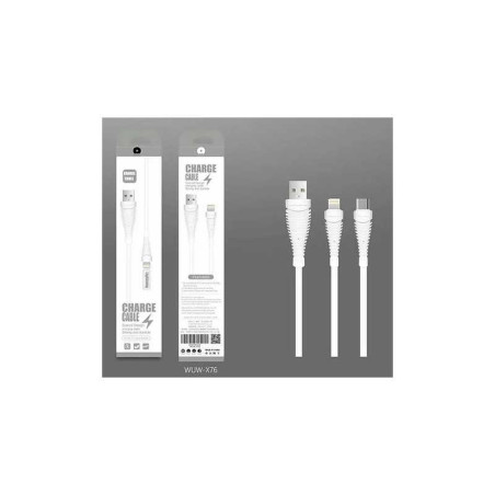 Câble Smartphone Apple / Type C / Micro (WUW-X76) - Informat