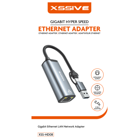 Adaptateur Ethernet XSSIVE XSS-HD08