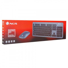 Ensemble Souris et Clavier NGS Matrix Kit French sans Fil Ul