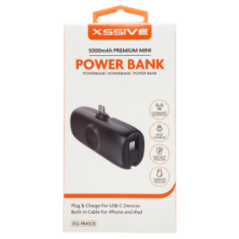 Power Bank 5000mAh pour USB-C avec Câble pour iPhone et iPad 20W XSSIV