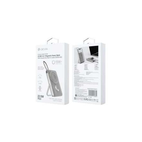 Power Bank Magnétique Sans Fil 10000 mAh 22.5W Devia Extreme Speed Ser