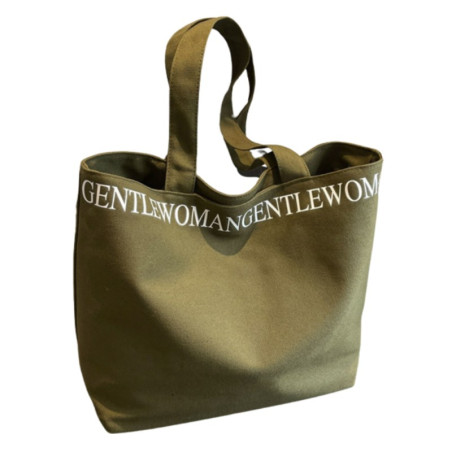 Sac bandoulière toile ECO 33x44x13 Vert | Smarty