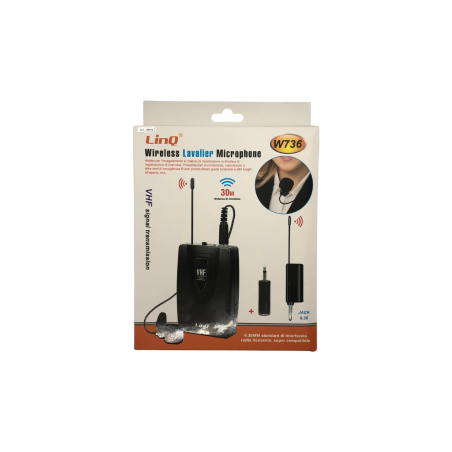 Microphone sans fil Wireless Lavalier Microphone LinQ W736 - Informati