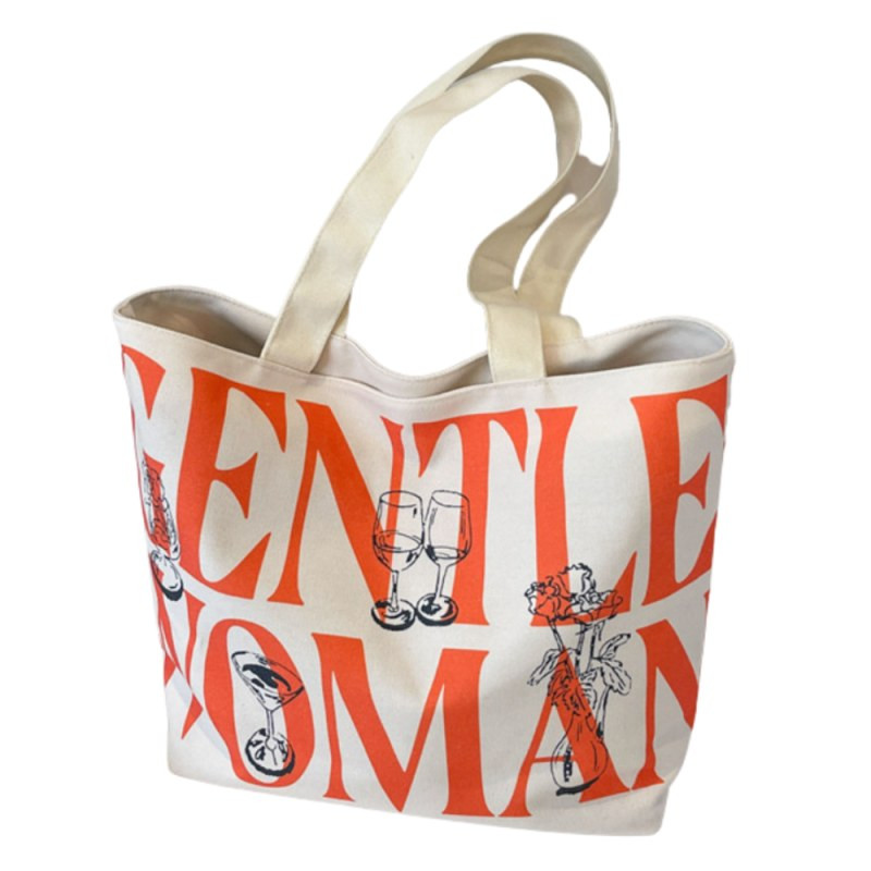 Sac à bandoulière en toile ECO – 33 x 44 x 13 cm orange