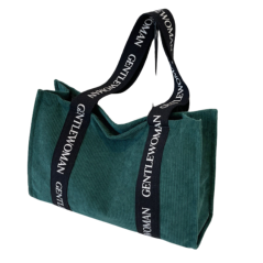 Green tote bag 29x43x14 | Smarty Paris