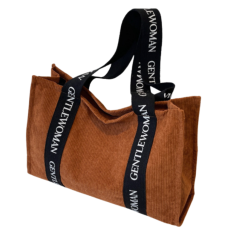 Brown leather tote bag 29x43x14 | Smarty Paris