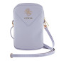 Pochette téléphone Guess GUWBZPGSTEGU – Zip PU Triangle 4G Violet