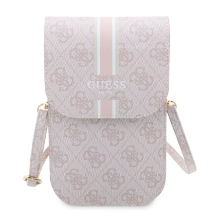 Pochette téléphone Guess 4G Stripes GUWBP4RPSP – Rose