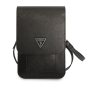 Pochette pour téléphone portable Saffiano Triangle Guess GUWBSATMBK – Noir