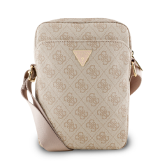 Guess Triangle Logo 10" Tablet Shoulder Bag Pink