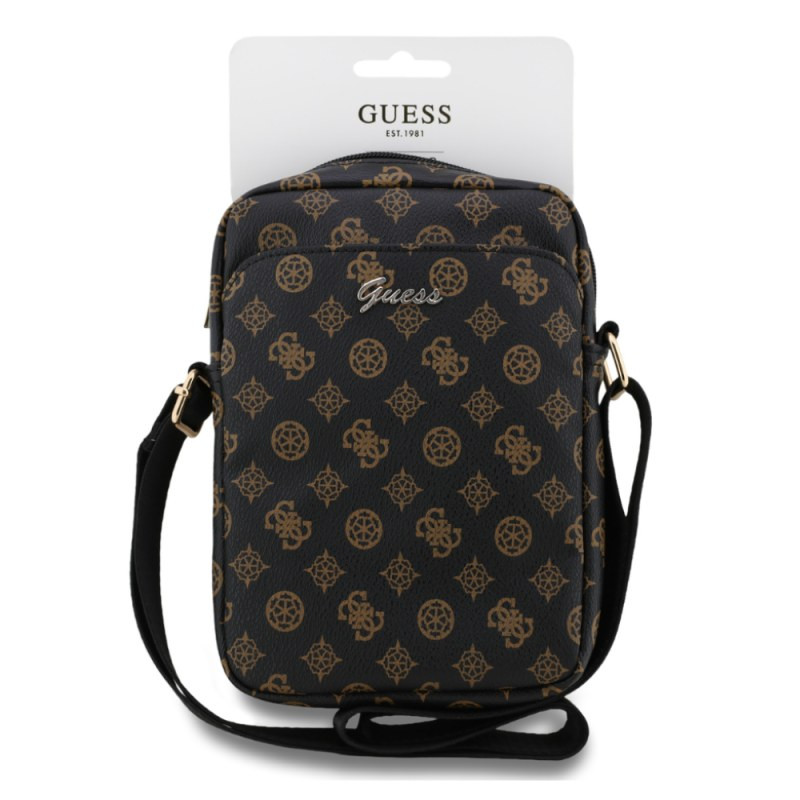Sac bandoulière tablette Guess Peony PU Script GUTB8PGPOSGNK – 8" Noir Sac bandoulière tablette Guess Peony PU Script GUTB8PGPOSGNK – 8" Noir