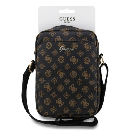 Sac bandoulière tablette Guess Peony PU Script GUTB8PGPOSGNK – 8" Noir