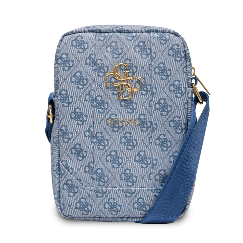 Sac bandoulière pour tablette 4G Metal Guess GUTB8G4GFBL – 8" Bleu
