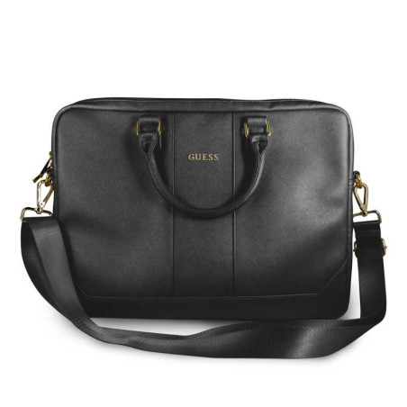 Housse ordinateur Guess 4G PU Hot Stamp GUCB15TBK – 15/16" Noir