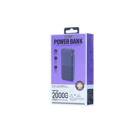 Power bank 20000mAh REMAX Lango séries II RPP-26 2.4A léger et pratiqu