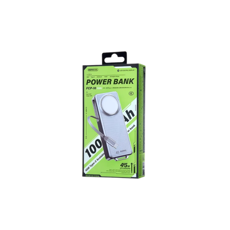 Power Bank 10000mAh PD 45W avec Câble Télescopique Type-C REMAX FCP-10