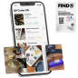 Stickers QR code FindR Sticker Bag – 10 mini autocollants interactifs Stickers QR code FindR Sticker Bag – 10 mini autocollants interactifs
