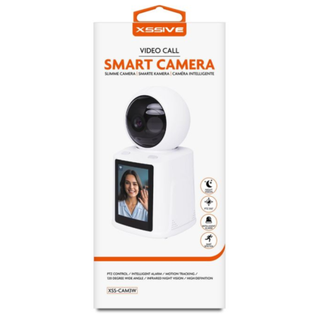 Caméra de Sécurité Connectée Appel Vidéo XSSIVE XSS-CAM3W - Blanc