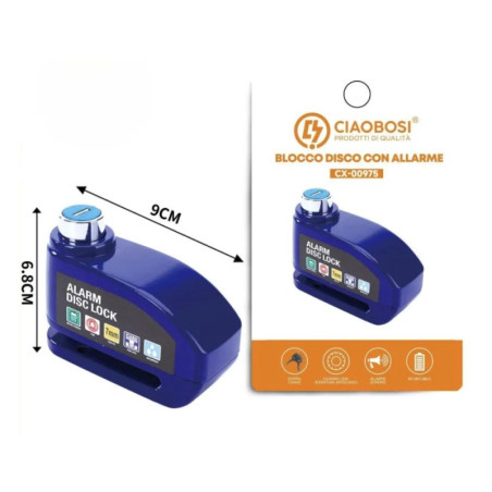 Antivol à disque avec alarme 110 dB CIAOBOSI CX-00975