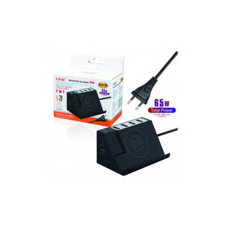 Adaptateur 7 en 1 QC3.0/PD/USB/Sans Fil LinQ T3070 - Supports Ref A154