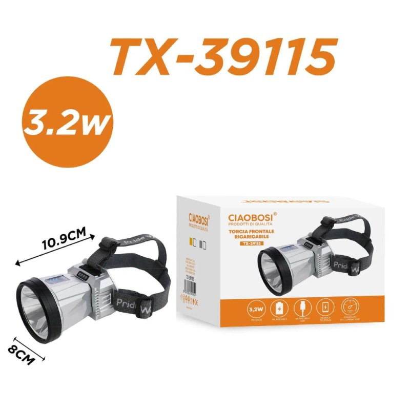 Rechargeable Headlamp CIAOBOSI TX-39115 – 2200mAh Rechargeable Headlamp CIAOBOSI TX-39115 – 2200mAh
