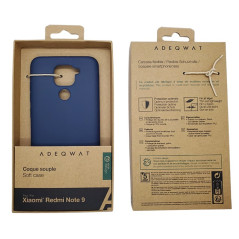 Étui Eco ADEQWAT Redmi Note 9 bleu | Smarty