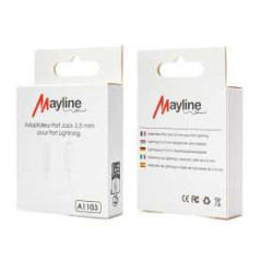 Adaptateur Lightning / Jack 3,5 mm (Mayline) - Audio Ref A1103 | Smart