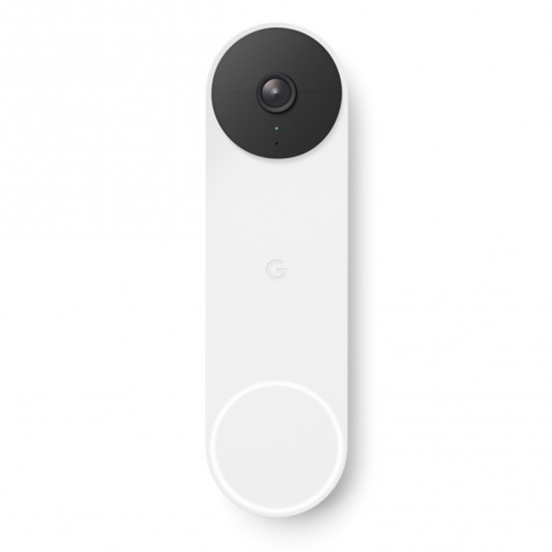 Google Sonnette Sans Fil avec Caméra - Blanc