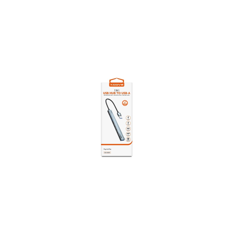 Adaptateur 7-en-1 USB HUB/USB-A XSSIVE XSS-HUB14