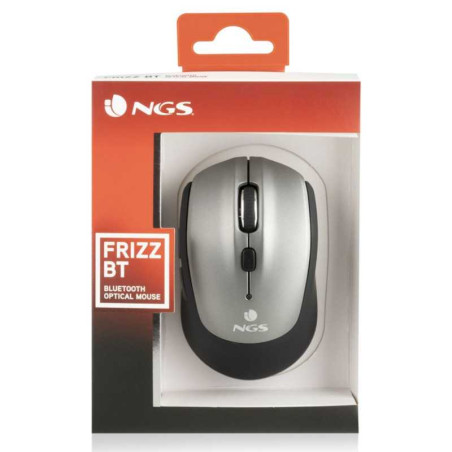 Souris Sans Fils NGS Frizz Dual Avec Capteur Optique 2.4 GHZ - Gris -