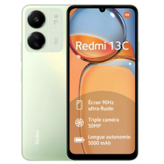 Xiaomi Redmi 13C 128 Go Vert - EU - Neuf - Informatiques Ref T1850 | S