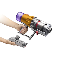 Aspirateur balai Dyson V12 Detect Slim Absolute - Gris et Violet · Smarty Paris