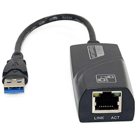 Adaptateur USB 3.0 vers RJ45, Lan Ethernet Gigabit, 10/100/1000Mbps - Noir — ECO · Smarty Paris 18e