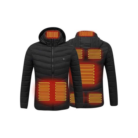 Doudoune avec Manches Long à Chauffage Autonome Rechargeable