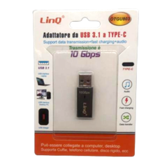 Adaptateur USB-C / USB LinQ OTGU803 — LinQ · Smarty Paris 18e