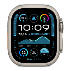 Apple Watch Ultra 2 Cellulaire Titane Naturel 49 mm - Grade A - Sans B