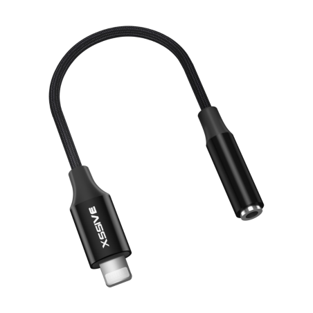 Adaptateur Audio Jack 3.5mm/Lightning XSSIVE XSS-Jack-LBR — Accessoire · Smarty Paris 18e