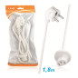 Câble d'alimentation Type G LinQ F8738 – 1,8 m Blanc