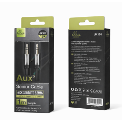 Câble Audio Jack 3.5MM VERS 3.5MM 1M - Ellietech - JK101 Ref