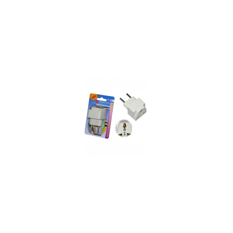 Adaptateur Universel Secteur Voyage USA / JP / AU / UK / Chine vers EU LinQ Blanc