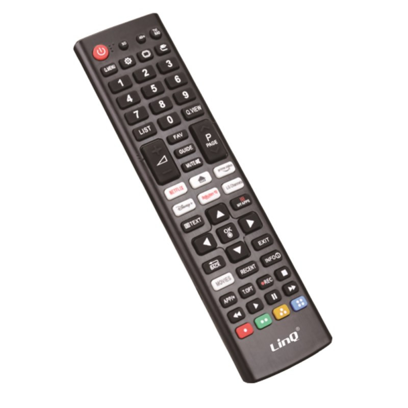 Télécommande TV compatible LinQ URC5753 pour LG – Noir