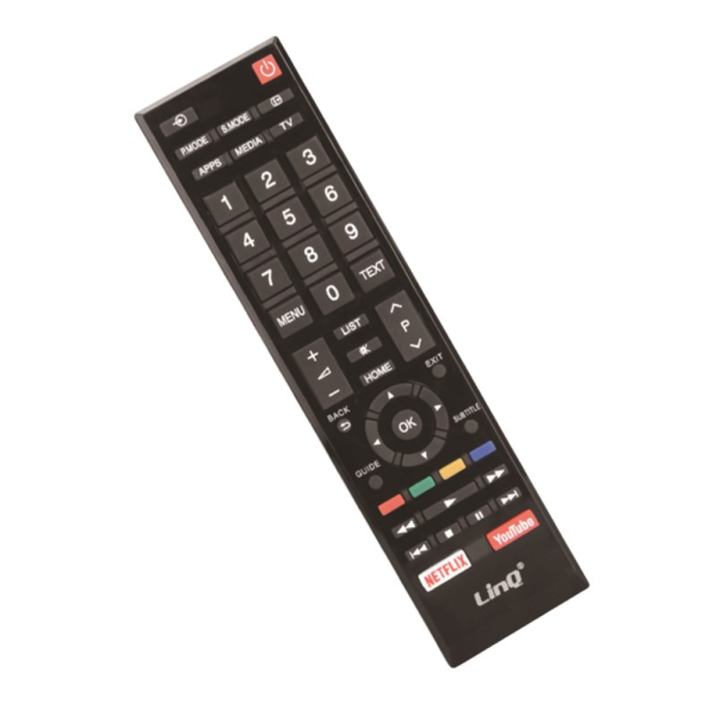Compatible TV Remote LinQ URC5758 for Toshiba – Black Compatible TV Remote LinQ URC5758 for Toshiba – Black