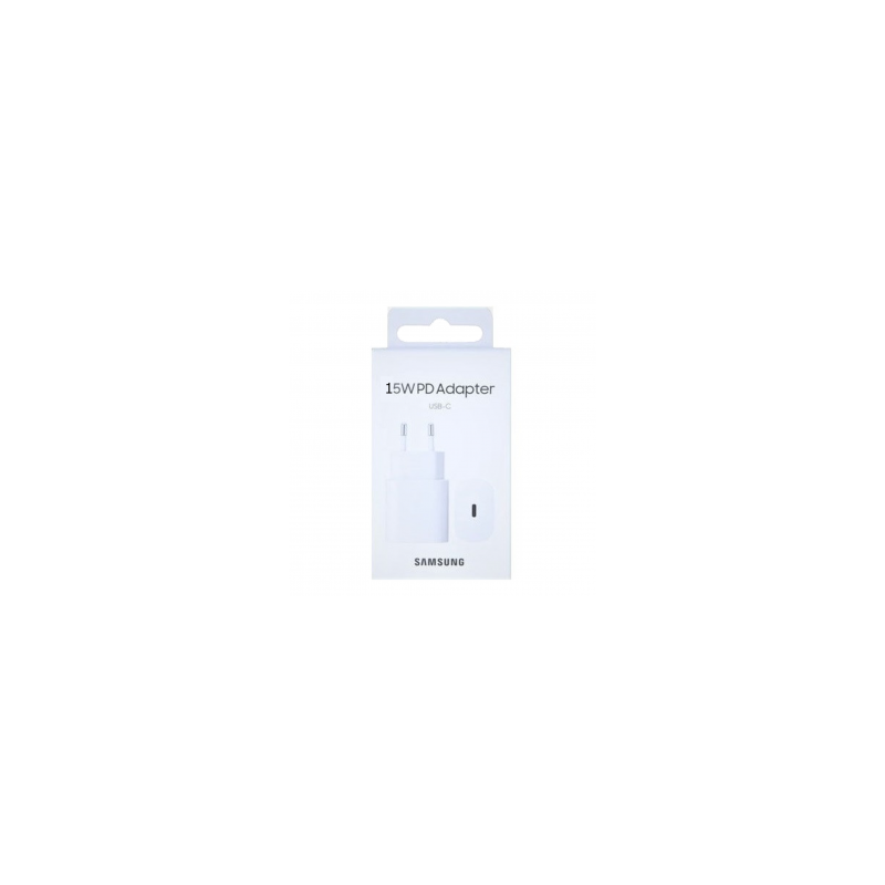 Adaptateur Secteur Type-C Samsung 15W Blanc - Retail Box (Origine)
