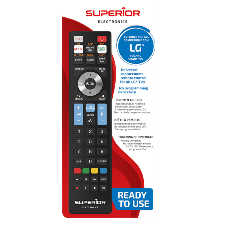 Universal Remote Superior Electronics SUPTRB007 – LG TVs after 2000 Universal Remote Superior Electronics SUPTRB007 – LG TVs after 2000