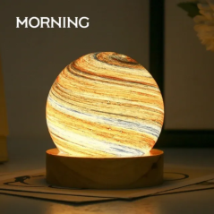 Lampe de Nuit Solaire Planète - Lueur du Mati | Smarty Paris