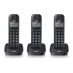 Téléphone Fixe Sans Fil Brondi Gala Trio - Noir (Neuf) - Smartphones R