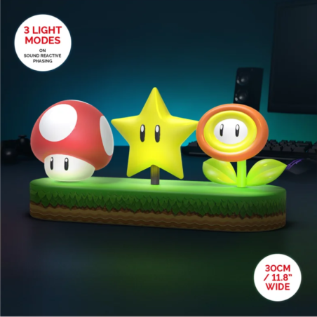Lampe USB Décorative à LED Lumière d'Ambiance Paladone - Super Mario